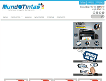 Tablet Screenshot of mundotintas.com